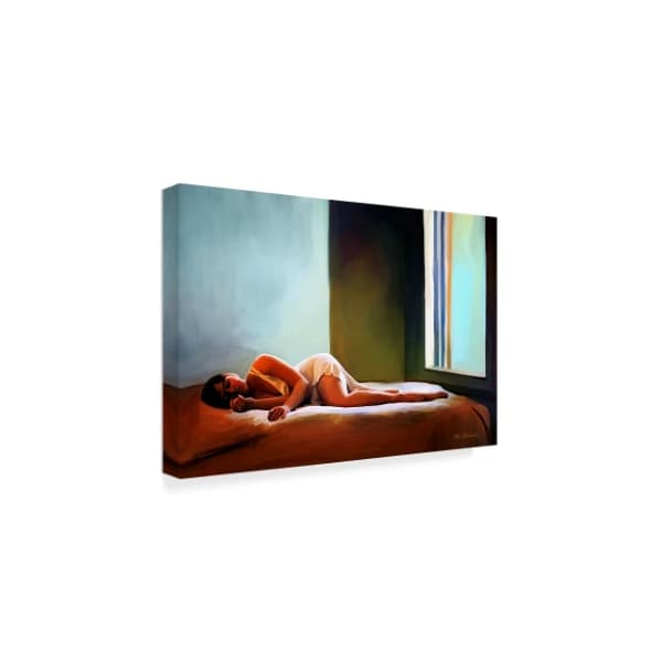 Ata Alishahi 'Sleeping Lady' Canvas Art,16x24